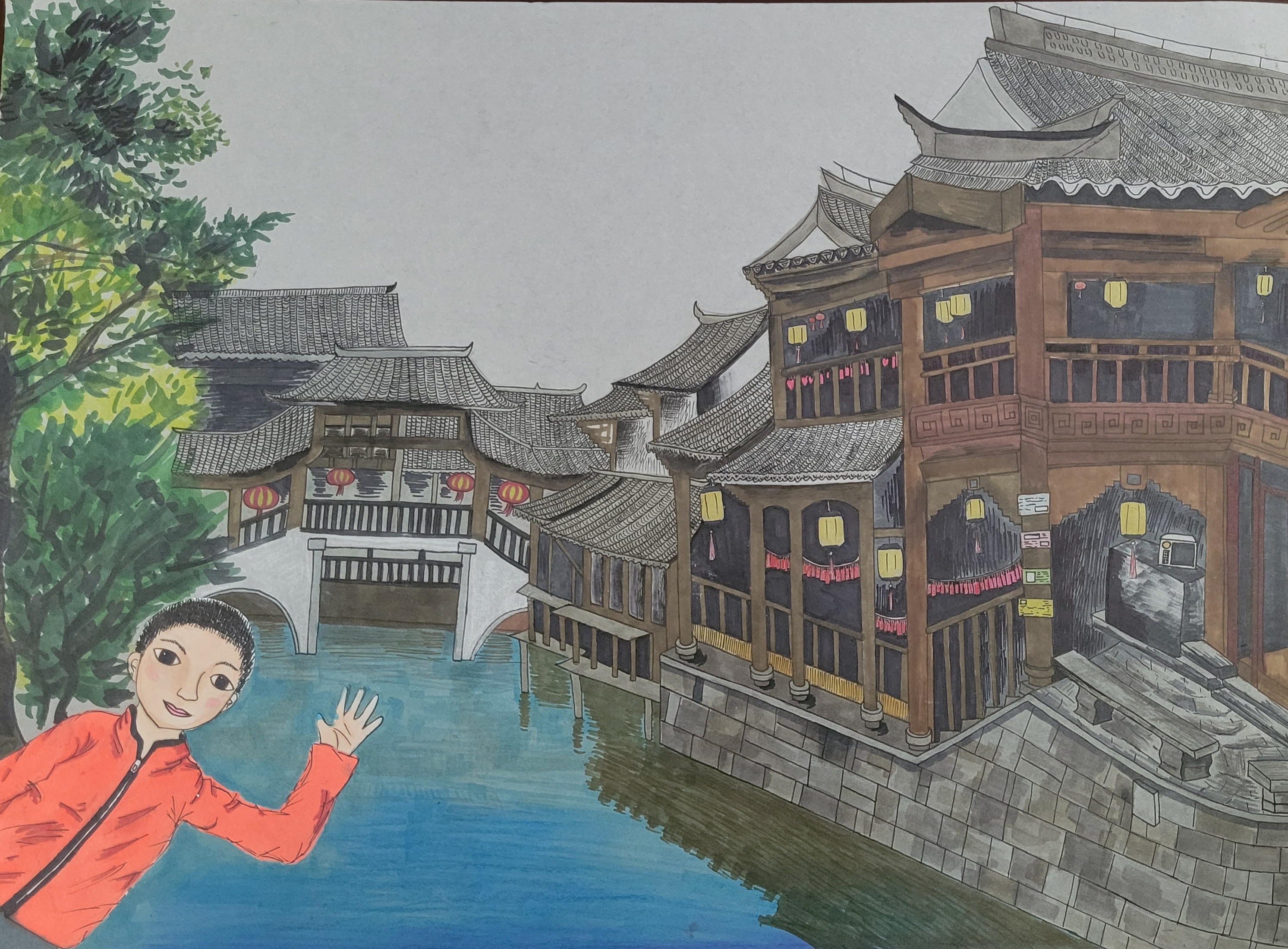 欢乐古镇(特等奖)